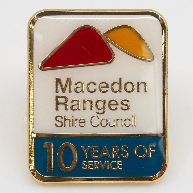 10 Year Service Pin Example