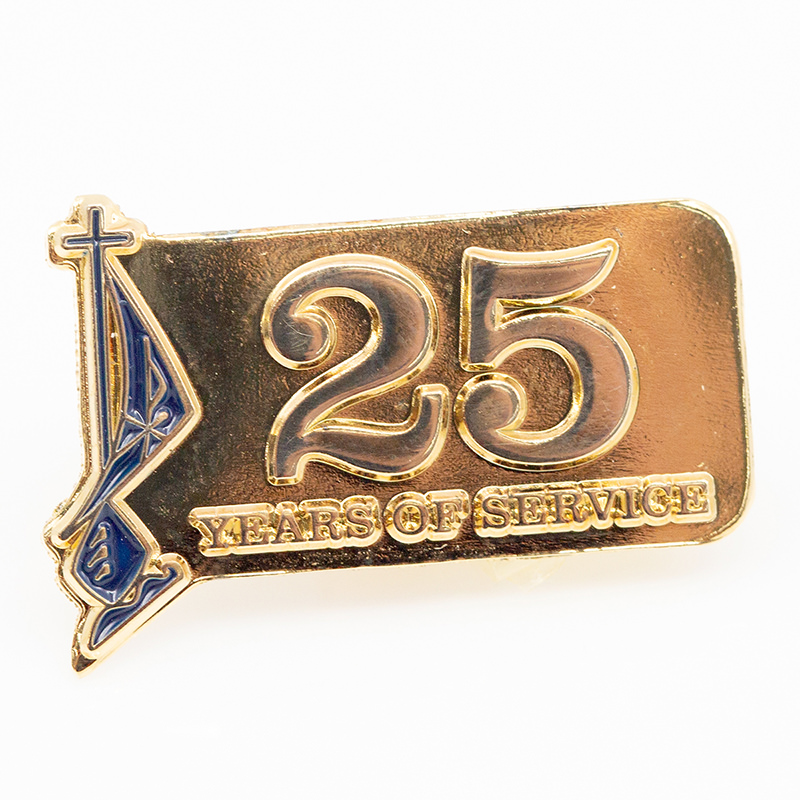 25 Year Custom Pin